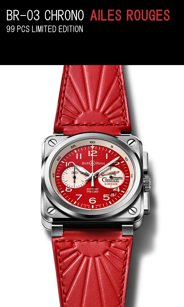 Bell&Ross_ベル&ロス_BR-03 Chrono Ailes Rouges_BR0394-AR-ST/SCA