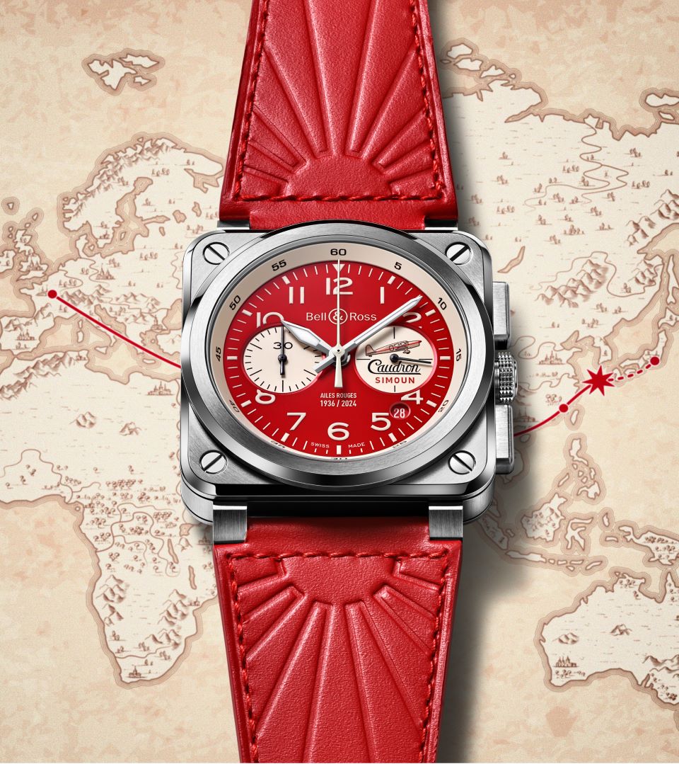 Bell&Ross_ベル&ロス_BR-03 Chrono Ailes Rouges_BR0394-AR-ST/SCA